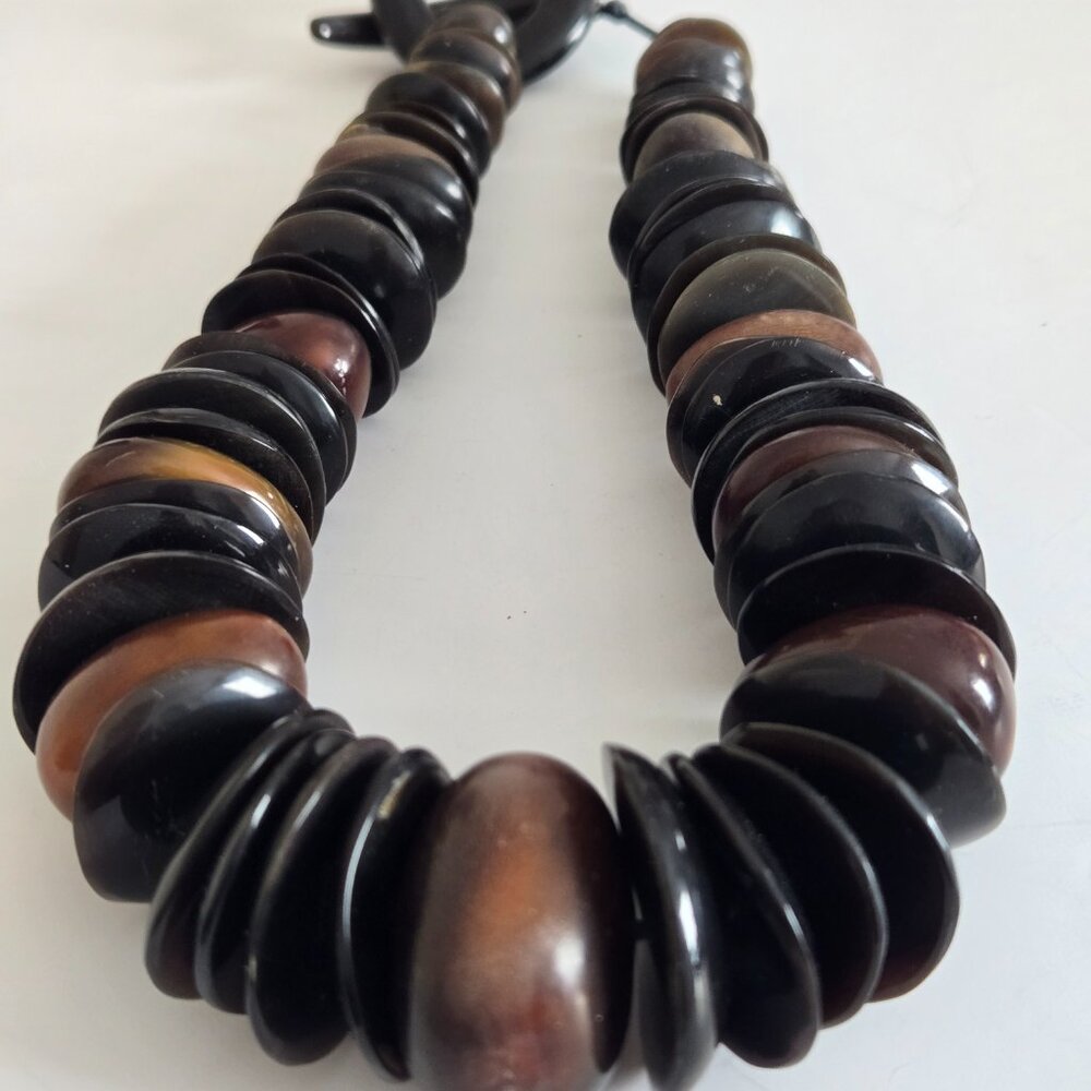 MONIES Gerda Lynggaard Horn Couture Runway Necklace